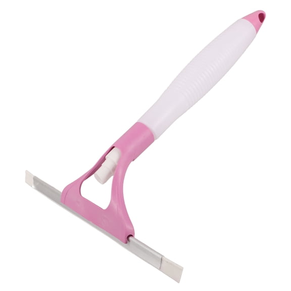 FONDOTIN Window Squeegee Cleaner with Microfiber Water Spray, 1 Pack - Streak-Free Glass Cleaner and Multi- Cleaning Tool