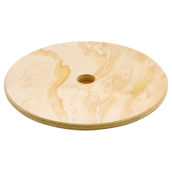 Worgeous Wood Weight Plates for Barbell Fitness and Yoga Beige Color with HoleFree Design Moderate Weight