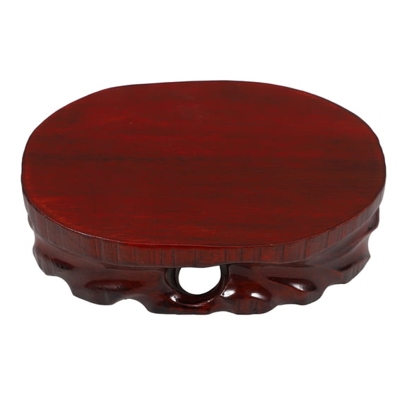 Worgeous Wooden Base For Displaying Flower Vase And Teapot Wooden Flowerpot Stand Planter Crafts Display Rack Flowerpot Display Support Base