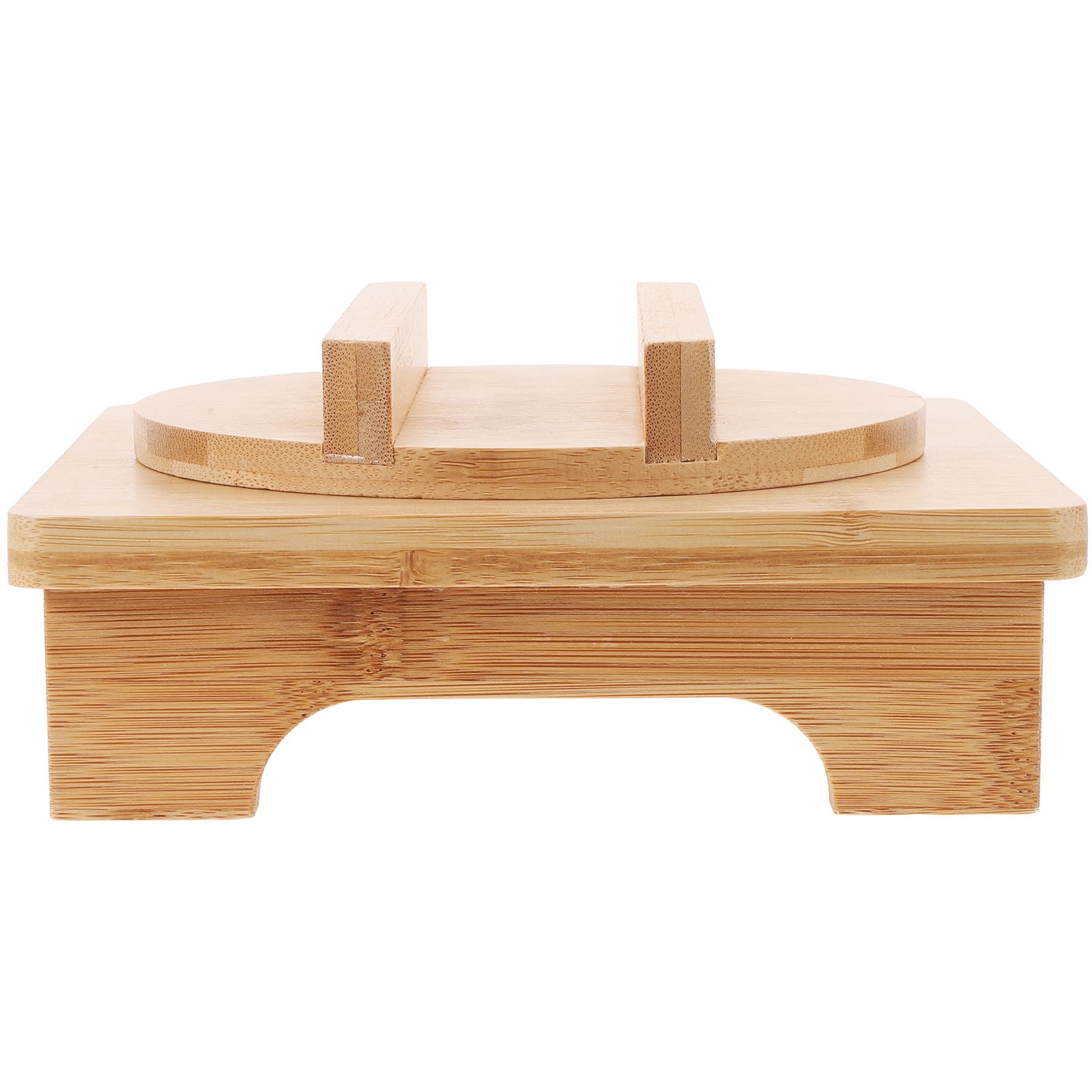 Wooden Table Rack Stone Pot Holder Non Slip Casserole Stand Wok Holder ...