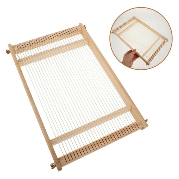 Worgeous Wooden Weaving Loom Tapestry Hand-Woven Wooden Loom Household Tapestry Multifunctional Loom