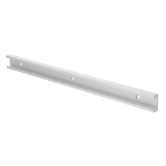 Worgeous Woodworking Push Handle Guide Rail 40.00X3.00X1.40CM Silver