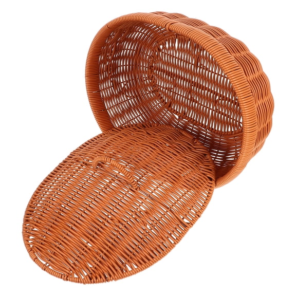 SEWCHICS bread basket Woven Basket Plastic Ventilation Families Kitchen Use 1Pcs
