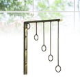 thumbnail image 1 of Phenofice Clothes Display Rack Bronze Round 1Set 11.8x11x0.4In For Scarves Corridor Homeowners, 1 of 8