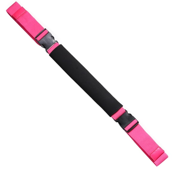 Worgeous  Yoga Tension Belt Band Resistance Hip Straps for Stretching Fitness Rosy