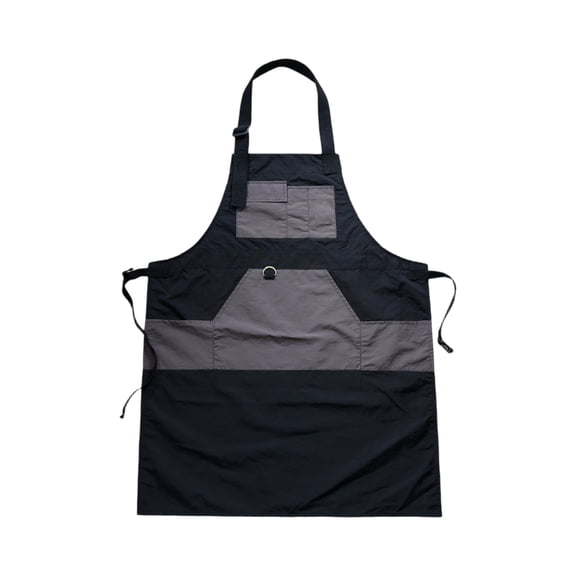 Work Apron for Restaurant BBQ Camping and Outdoor Tasks Adjustable Neck Strap Utility Pockets Front Coverage Unisex