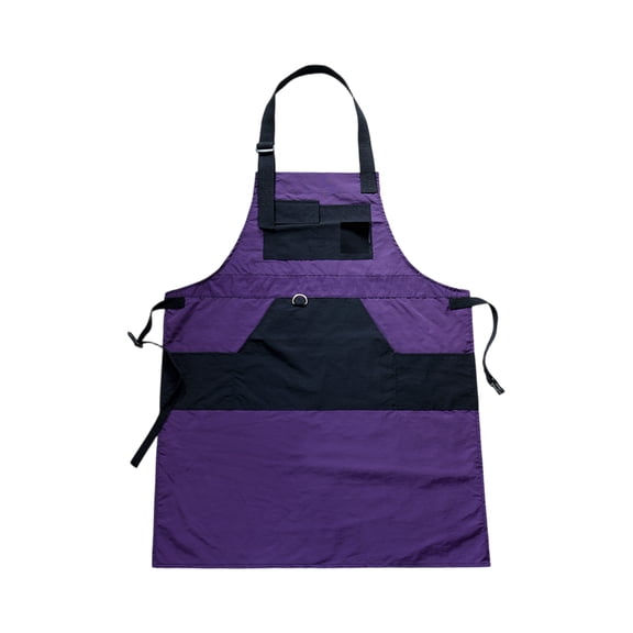 Work Apron for Restaurant BBQ Camping and Outdoor Tasks Adjustable Neck Strap Utility Pockets Front Coverage Unisex