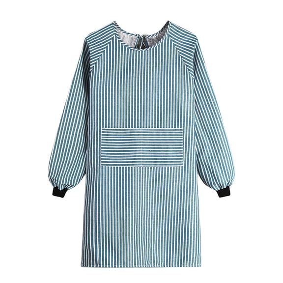 Work Aprons for Men for Shop Canvas, Fdelink Long Sleeved Cotton Linen Apron Kitchen Household Overalls Summer Days Adults Cooking Work Protective Clothing Overalls Waist