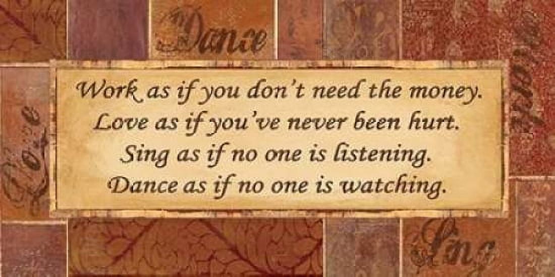Work As If Canvas Art - Jo Moulton (24 x 48)