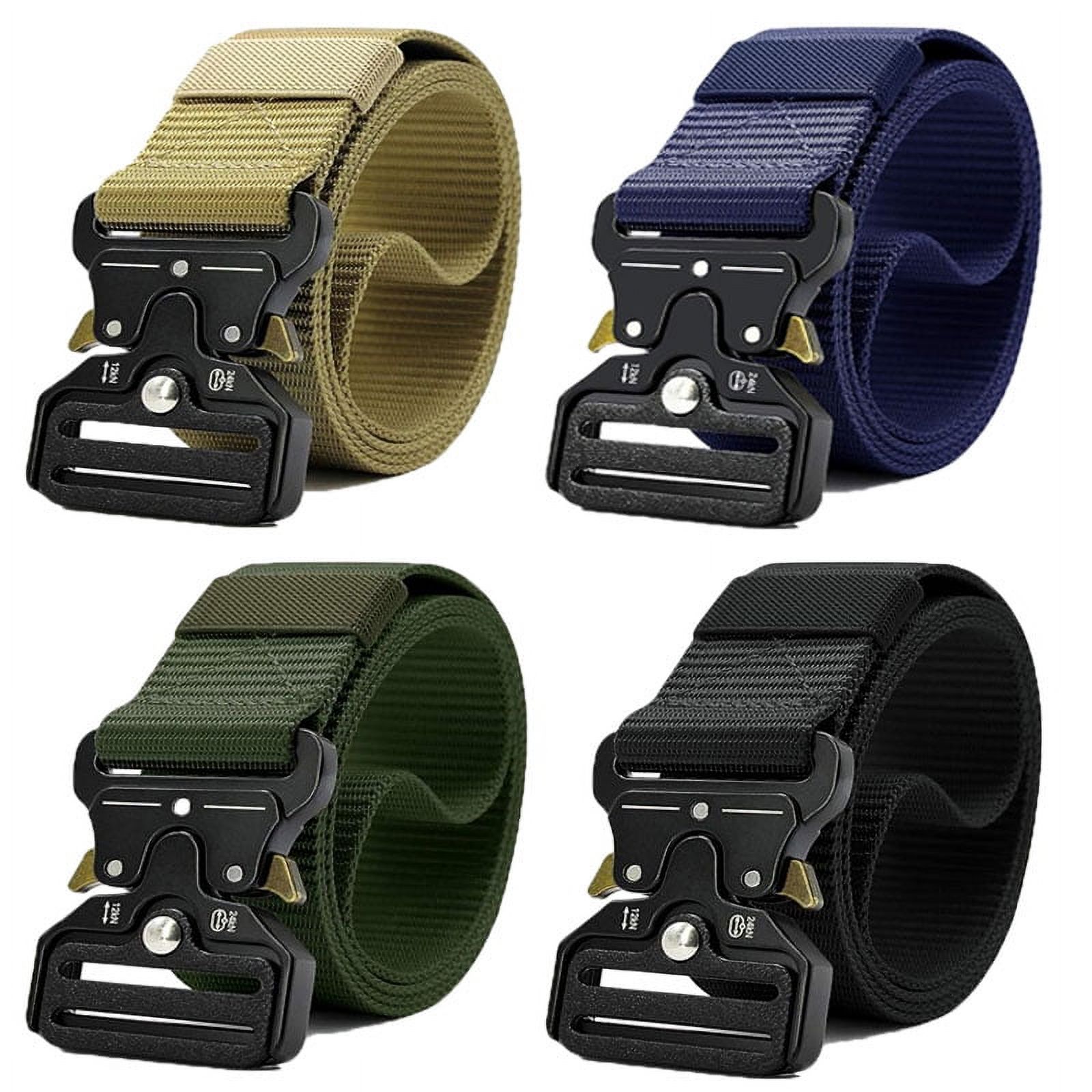Work Belts for Men, Tactical Belts, Nylon Adjustable Durable Strong