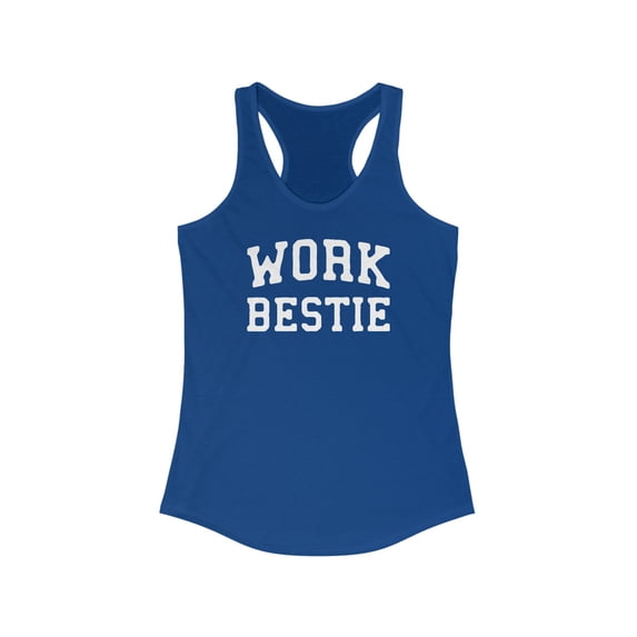 Work Bestie Birthday Christmas Leaving Tank Top Gift Shirt Women Sleeveless