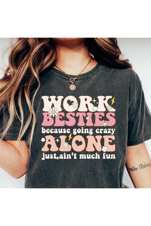 Work Besties Shirt, Retro Office Squad Tshirt, Office Staff Tee, Front Office, Admin Staff, Office Crew T-Shirt, Coworker Besties Shirts Unisex S-5Xl Hot Trending Shirt, Vintage Birthday Gift
