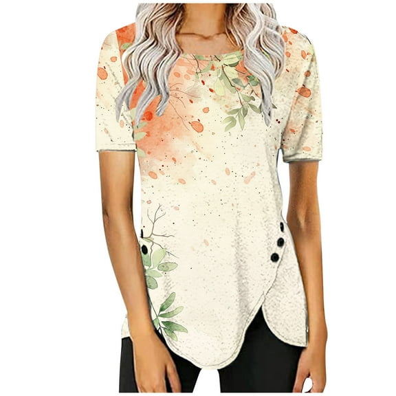 Work Blouses For Women Office Professional Long Sleeve Womens T Shirts Loose Fit Boho Summer Shirts for Teens Modest