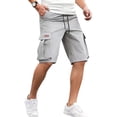 thumbnail image 1 of Work Cargo Shorts for Men Big and Tall 7 Inch Inseam Length Cargo Shorts for Fishing Camping Casual Golf, 1 of 4