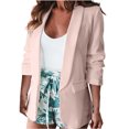 thumbnail image 1 of Work Casual Blazer Jacket for Women Open Front Long Sleeve Tops Cardigan Tops Business Fashion Blazers Coat with Pockets, 1 of 6