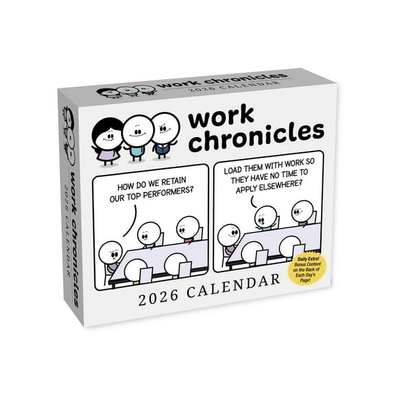 Work Chronicles 2026 Day-To-Day Calendar, (Paperback)
