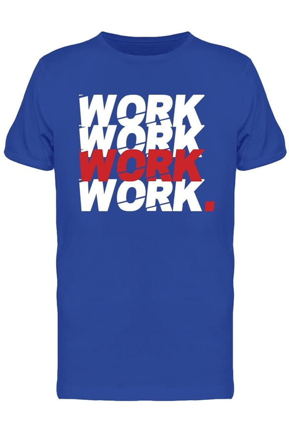 Work Design T-Shirt Men -Image by Shutterstock, Male x-Large