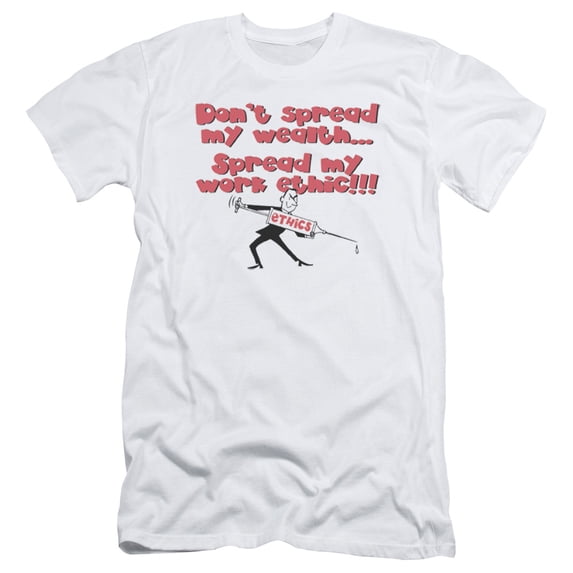 - Work Ethic - Premium Slim Fit Short Sleeve Shirt - Small