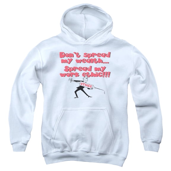 - Work Ethic - Youth Hooded Sweatshirt - Medium