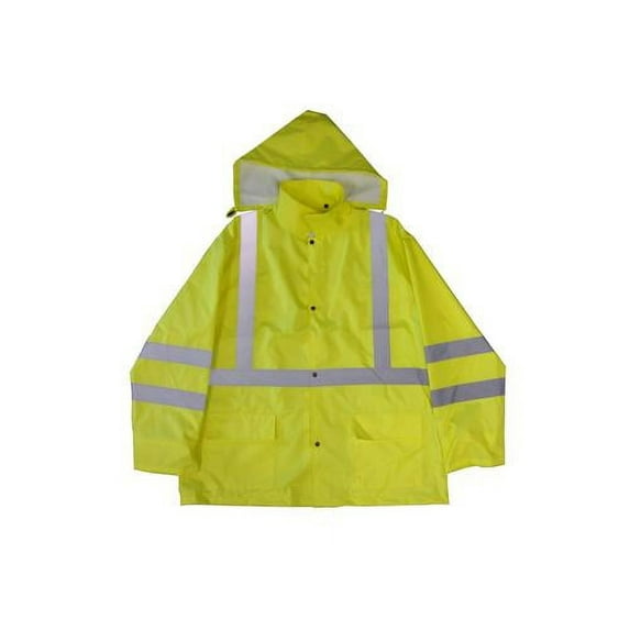Work Force A-2322J Hi-viz Reflective Rain Jacket 4XL
