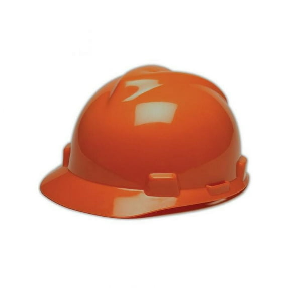 Work Force Hard Hats with Ratchet Headgear Orange