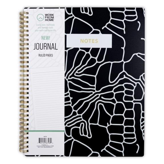 Work From Home Large Fashion Journal Notebook