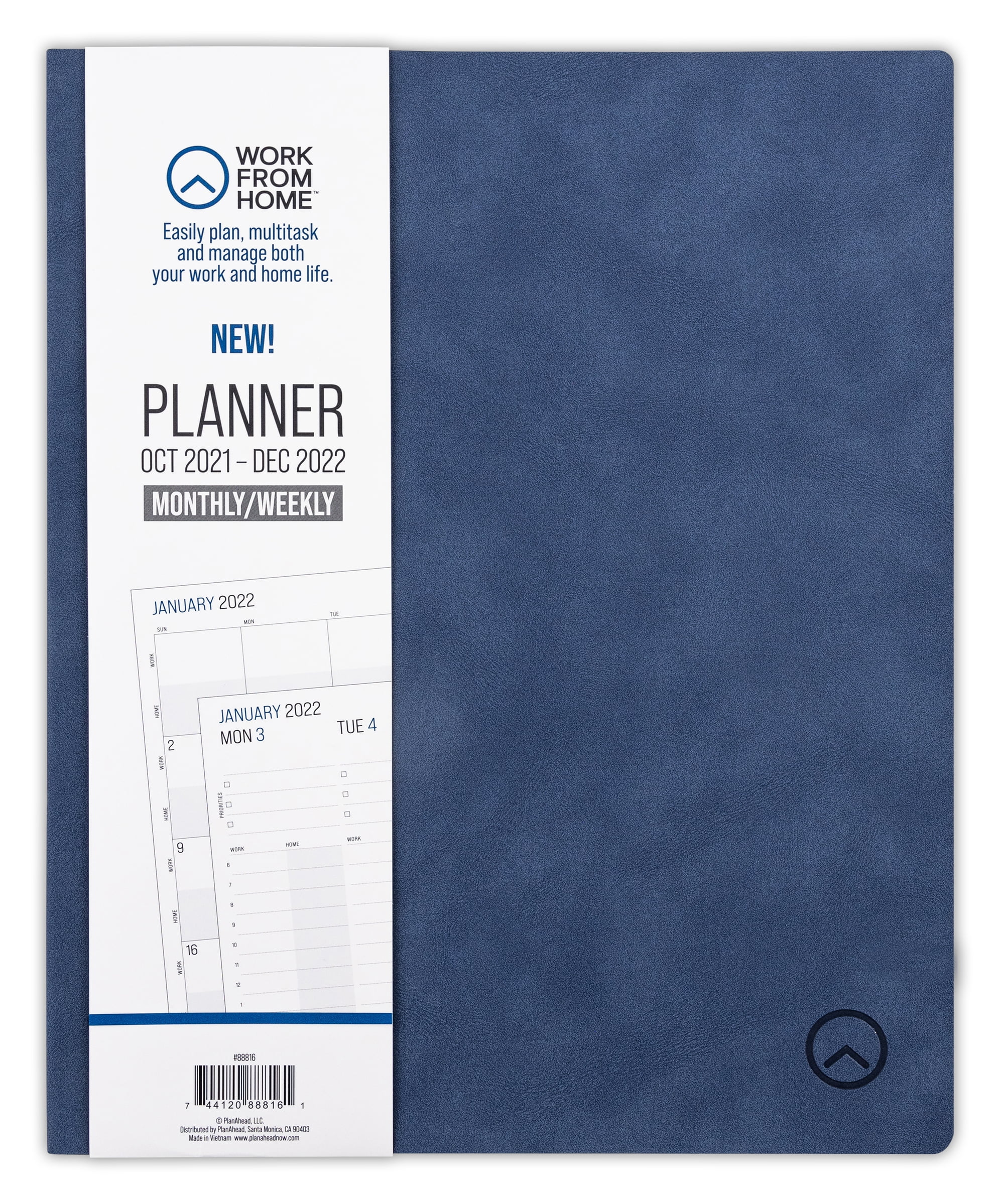 : 2022 Planner/Pocket Calendar: 14 Months (Nov 2021 - Dec 2022)  Weekly, Monthly Calendars, Leather Material, Elastic Closure, Decorative  Stitching, Page Finder Ribbons and Notes Pages (Teal/Black) : Office  Products