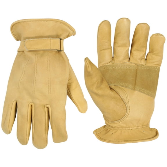Work Gear 2058L Large Top Grain Cowhide Driver Men's Work Gloves