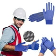 thumbnail image 1 of Work Gloves under $5! CQCYD Nylon Dot Grip Gloves, Non-Slip Work Gloves for Gardening Climbing, Breathable Labor Protection Gloves, 2 Pairs Pack, Durable Grip Wear, 1 of 6