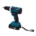 thumbnail image 1 of Work Gloves Cordless Drill, 2-Speed Electric Power Drill Set with 2 Batteries and Charger, LED Light, Drill Driver Bits, 1 of 7