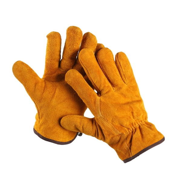Work Gloves Driver Security Protection Wear Safety Workers Welding Gloves , Heat Resistant Stove Fire And Barbecue Gloves ,Easy to Use