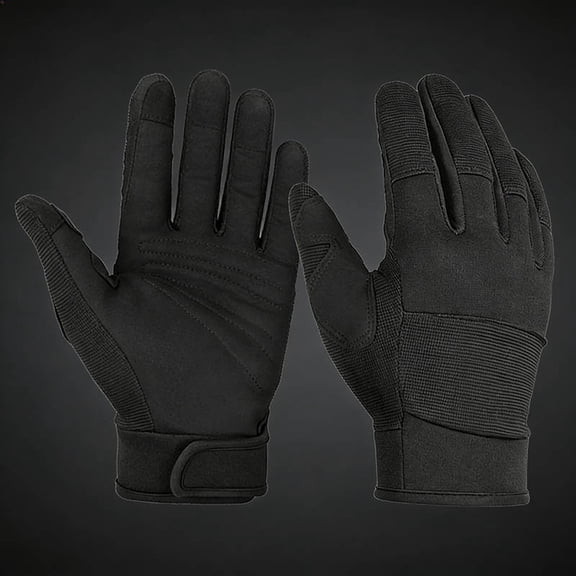 Work Gloves: Mechanic Glove Touchscreen Firm Grip Dexterity Light Duty for Gardening Construction
