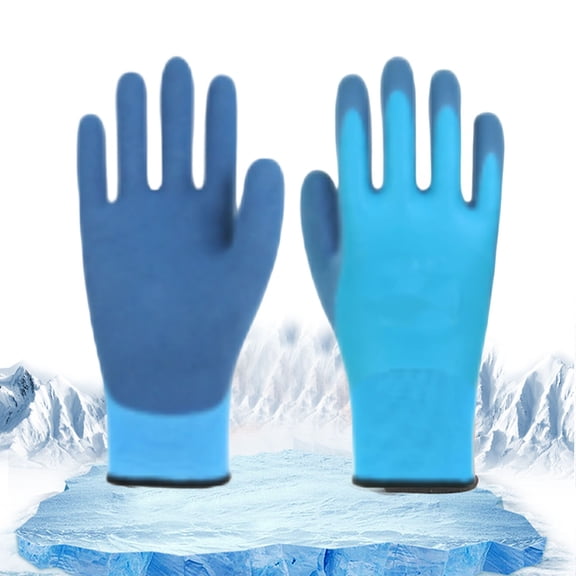Work Gloves Men & Women Winter Cold Gloves with Thermal Liner, Waterproof Freezer, Fishing, Yard, Heavy-Duty Gloves for Cold Weather and Outdoor Tasks