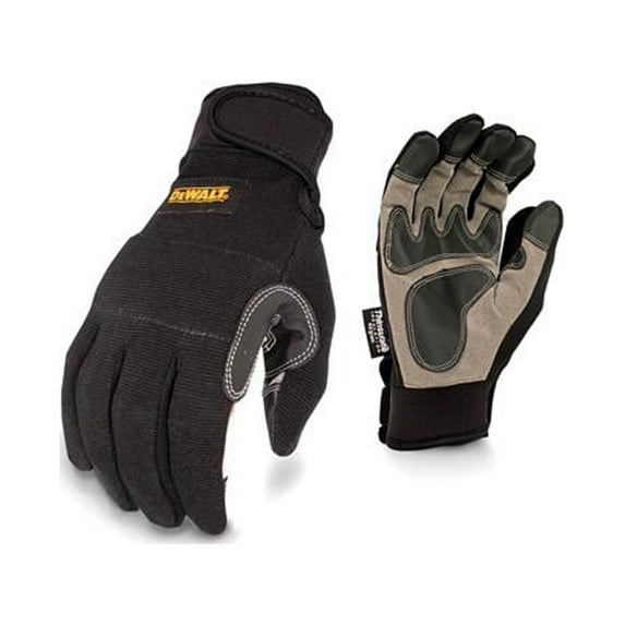 DeWALT by Radians Guaranteed Tough DPG211XL Performance Gloves, Thumb Saddle Style, XL, Foam Padded Palm, Synthetic Leather/Foam Padded, Black/Gray, Resists: Abrasion