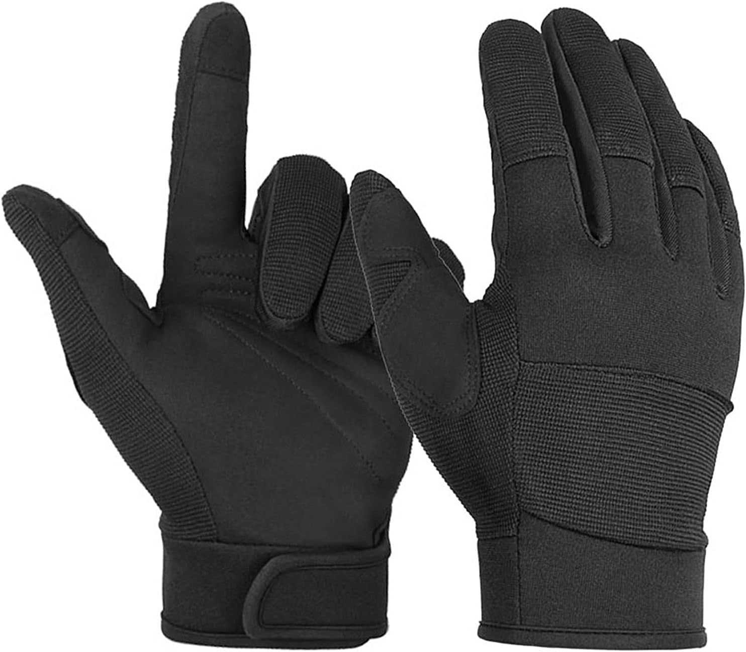 Work Gloves for Men Women: Mechanic Glove Touchscreen Dexterity Light Duty Gloves for Gardening Construction