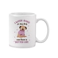 thumbnail image 1 of Work Hard Better Life Dog Mug - Smartprints Designs,, 1 of 4