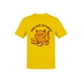 thumbnail image 1 of Work Hard Nap Harder Cat Design Men's T-shirt, 1 of 3