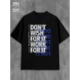 thumbnail image 1 of Work Hard men 180G 100% Cotton black Fashion Unisex Shirt Short Sleeve tshirts Basic Unisex Shirt Crewneck tshirts Retro Unisex Shirt Printed tshirts Funny Unisex Shirt Printed tshirts, 1 of 7