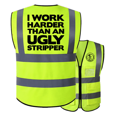 Work Harder - Class 2 Reflective Hi-Vis Vest