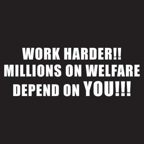 Work Harder Vinyl Decal Sticker | Cars Trucks Vans Walls Laptops Cups | White | 6.5 X 2.6 Inch | KCD1764