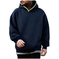 thumbnail image 1 of Work Hoodies For Men Sevevn Mens Hoodies Pullover Hooded Sweatshirts Casual Long Sleeve Shirts, 1 of 7