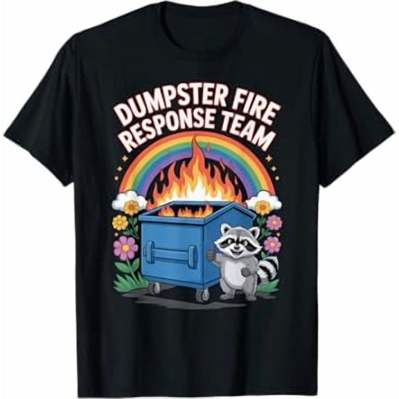 Work Humor Employee Dumpster Fire Response Team T-Shirt