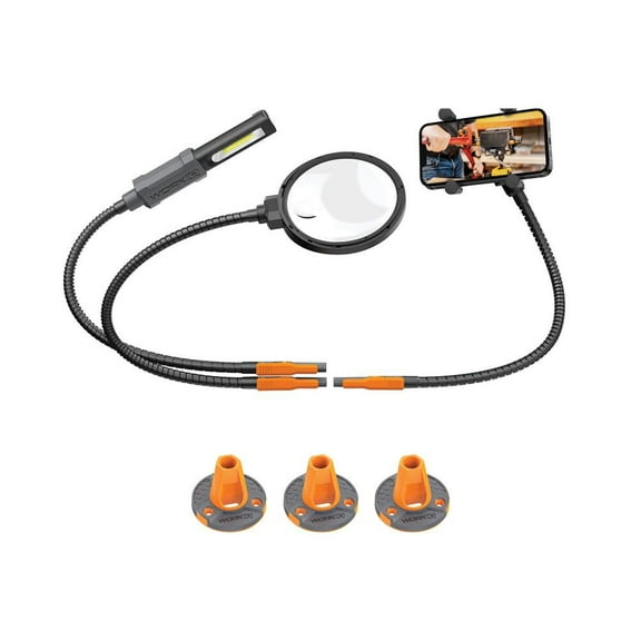 Work IQ Connect - Hands Free Die Cast Aluminum Action Vise