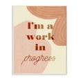 thumbnail image 1 of Stupell Industries Work In Progress Phrase Abstract Warm Shapes Wall Plaque, 10 x 15, Design by Daphne Polselli, 1 of 6
