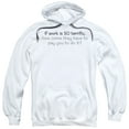 thumbnail image 1 of - Work Is Terrific - Pull-Over Hoodie - Medium, 1 of 2