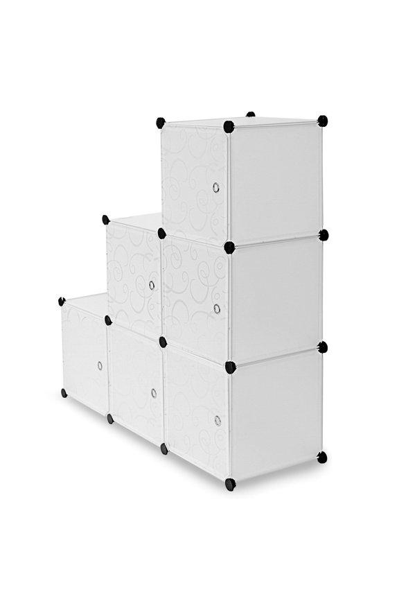 Work-It! Modular Cube Storage Organizer | Set of 6 Cubes