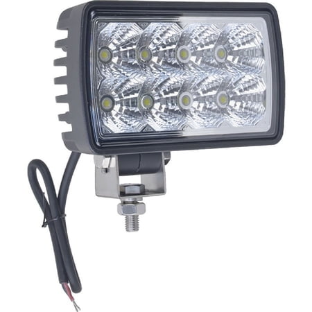Work Light 12/24V, 8 LED, 1, 800 Lumens, White, 2" x 5", Spot; 550-10036