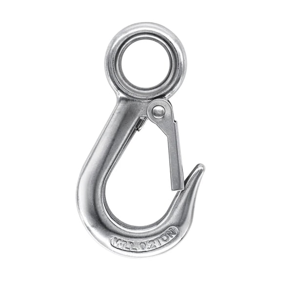 Work Load Grab Hooks, Slip Hooks, 304 Stainless Steel Swivel Eye Lifting Hook, Round Fast Eye Safety Snap Hook ,Easy to Operate