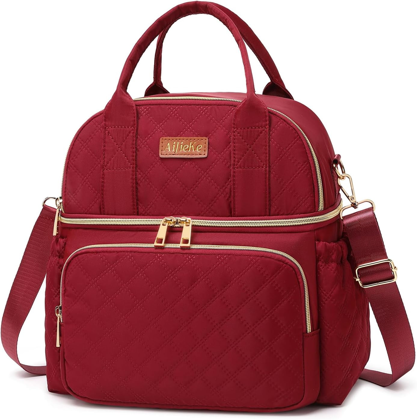 Work Lunch Bag for Women - Dual Deck Insulated Lunch Box with Leakproof