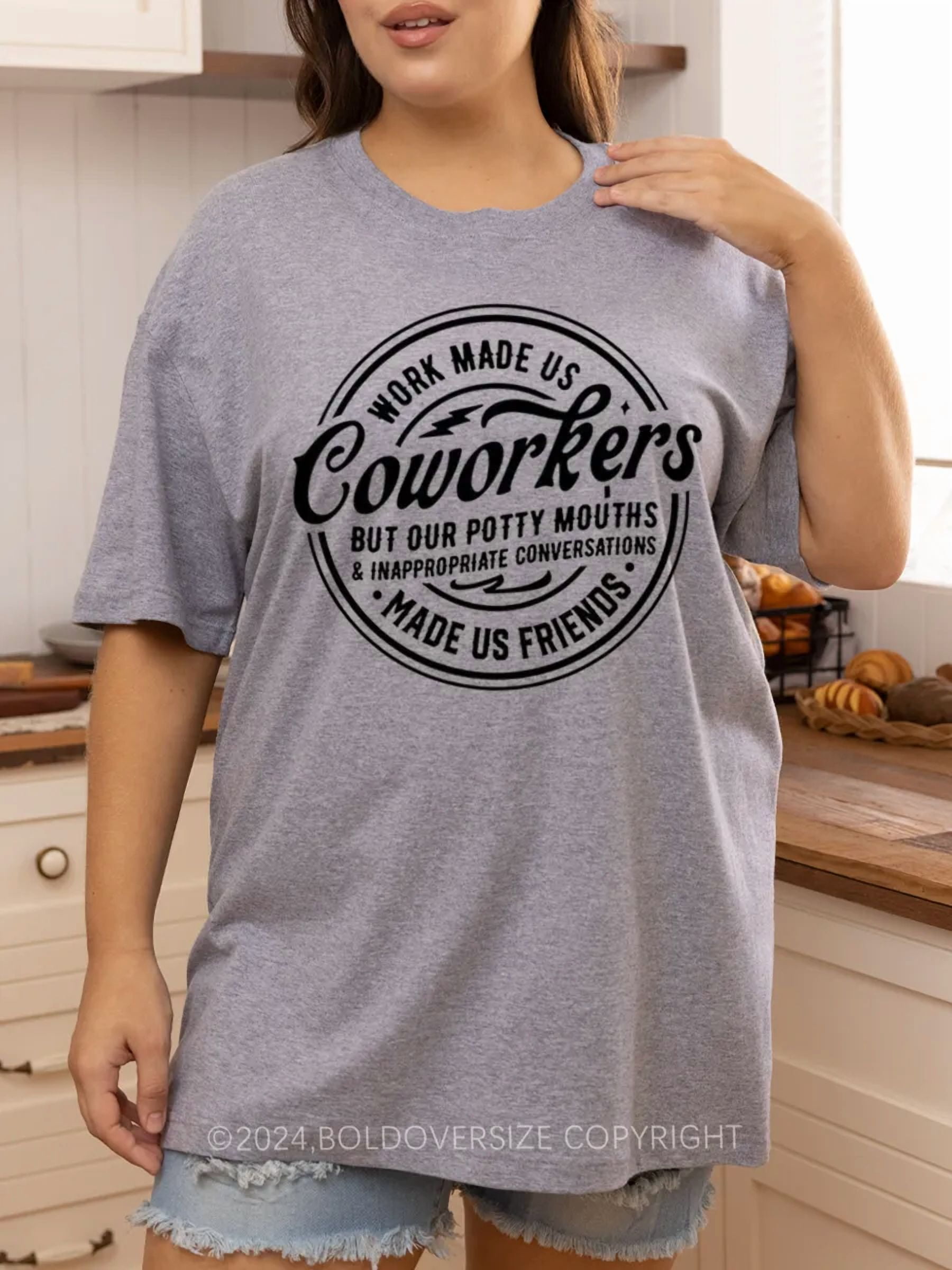 Work Made Us Coworkers Tee - Walmart.com